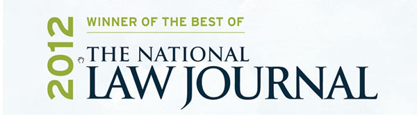 News National Law Journal 2012 Winner